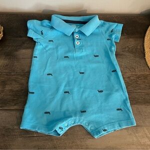 12 Month Carters Whale Romper